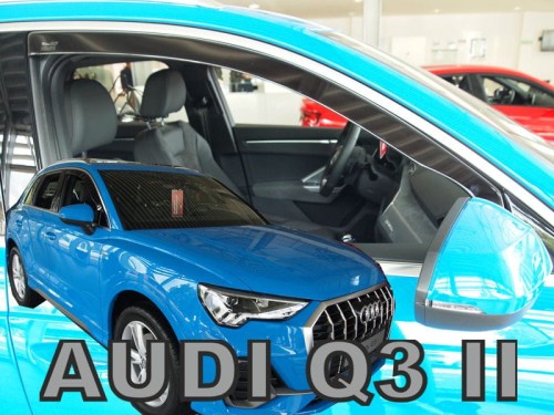 Edgevisors Tinted Wind Deflectors For Audi A3 / S3 / RS3 MK3 Saloon 2013-2020 (4 Piece Set)