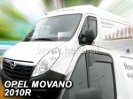 Windabweiser RENAULT Master III 2010-2024 / OPEL Movano B 2010-2022 / NISSAN NV 400 2010-2024 (vorderer Windabweiser - kurz) (nur vordere)