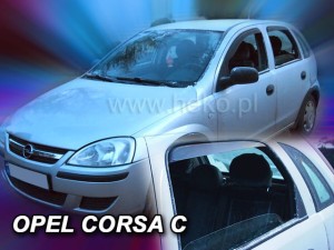 Windabweiser OPEL Corsa C 5-Türer 2000-2006 (mit hinteren Windabweisern)