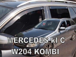 Windabweiser MERCEDES C W204 4-Türer 03.2007-2014 Kombi (mit hinteren Windabweisern)