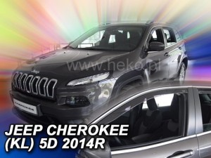 Owiewki JEEP Cherokee (KL) 5d 2013-2023 (tylko owiewki przednie) / LSE