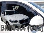 Wind deflectors BMW X4 G02 5d 2018-2025 (front only)