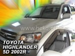 Owiewki TOYOTA Highlander 5d 2001-2007 (USA) (tylko owiewki przednie)