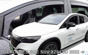 Windabweiser MERCEDES EQE SUV 5d 2022-> (mit hinteren Windabweisern)/ LSE
