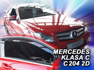 Windabweiser MERCEDES C C204 2d Coupe 2011-2015 (nur vordere)