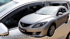Windabweiser MAZDA 6 II 5-Türer 2007-2013 GH Kombi (mit hinteren Windabweisern)