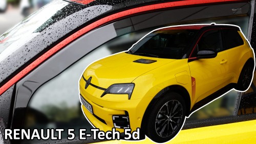 For VW GOLF V MK 5 2004 - 2008 5D Wind Deflectors 2.pc HEKO 31149 FRONT