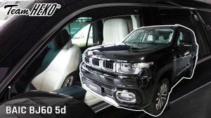 Wind deflectors  BAIC BJ 60 5d 2022-> (rear deflectors included)/ LSE