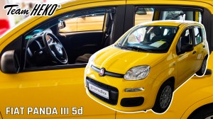 Owiewki FIAT Panda III 5d 2011->/ Pandina 5d 2024-> (owiewki tylne w zestawie)