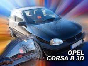 Owiewki OPEL Corsa B 3d 1993-2001 (tylko owiewki przednie)