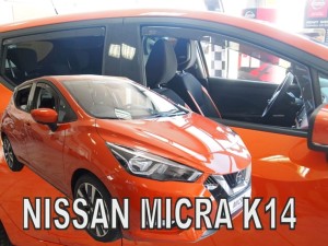 Owiewki NISSAN Micra K-14 5d 2017-> (owiewki tylne w zestawie)
