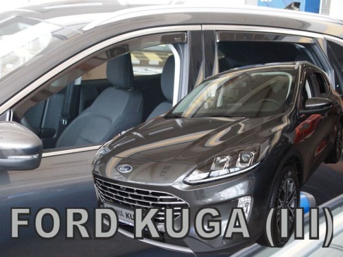 zijwindschermen smoke ford kuga - CL 4402