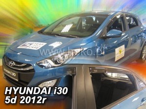 Owiewki HYUNDAI i30 5d 02.2012-2017 htb (owiewki tylne w zestawie)