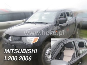 Owiewki MITSUBISHI L-200 IV 2/4d 2005-2015 Double Cab (owiewki tylne w zestawie)