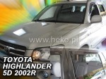 Owiewki TOYOTA Highlander 5d 2001-2007 (USA) (owiewki tylne w zestawie)