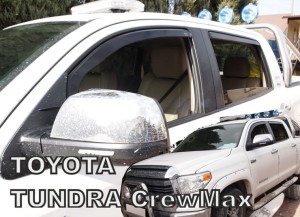 Owiewki TOYOTA Tundra II 4d 2006-2021 Crewmax (owiewki tylne w zestawie)