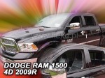 Owiewki DODGE Ram 1500 IV 4d 2009-2018 (owiewki tylne w zestawie) (długość owiewek tylnych 67cm)