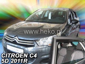 Windabweiser CITROEN C4 II 5-Türer 2010-2017 htb (mit hinteren Windabweisern)