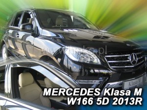Owiewki MERCEDES M W166 5d 2011-2015/GL X166 5d 2012-2015/GLS I X166 5d 2015-2019/GLE I W292 2015-2019 (tylko owiewki przednie)