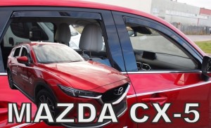 Windabweiser MAZDA CX5 II 5d 2016 - 2025 (mit hinteren Windabweisern)