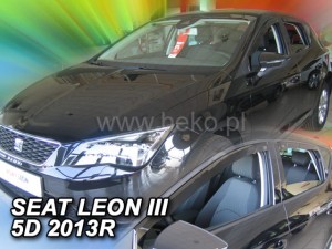 Owiewki SEAT Leon III 5d 2013-2020 / Cupra (owiewki tylne w zestawie)
