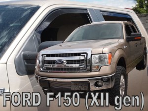 Windabweiser  FORD F-150 XLT XII (P415) 4d 2008-2014 (mit hinteren Windabweisern)
