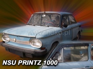 Windabweiser NSU Prinz 1000 2-Türer 1964-1972 (zum Ankleben auf die Türrahmen) (nur vordere)