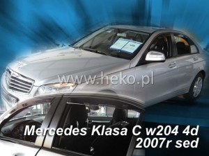 Windabweiser MERCEDES C W204 4-Türer 2007-2014 Limousine (mit hinteren Windabweisern)