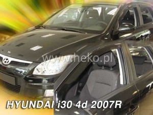 Owiewki HYUNDAI i30 5d 2007-2012 htb (tylko owiewki przednie)