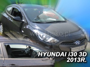 Owiewki HYUNDAI i30 3d 2012-2017 (tylko owiewki przednie)