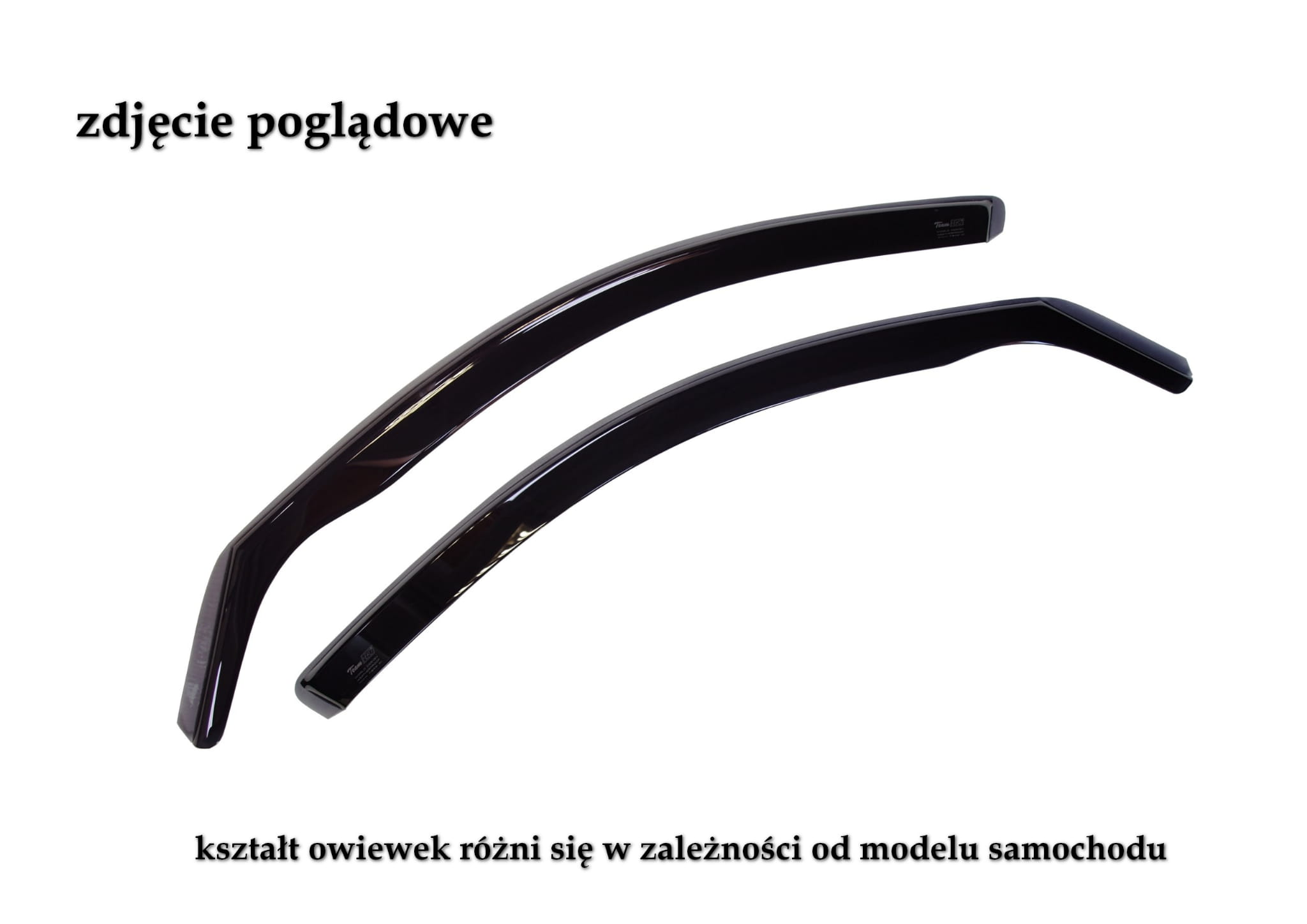 Heko Wind Deflectors For Renault Megane II 3-Door (2002-2008) – Black Tinted, Front Set, Made In Poland